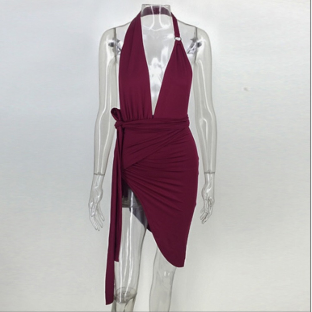NEW! Side Hight Slit Dress - Picture 3 of 5